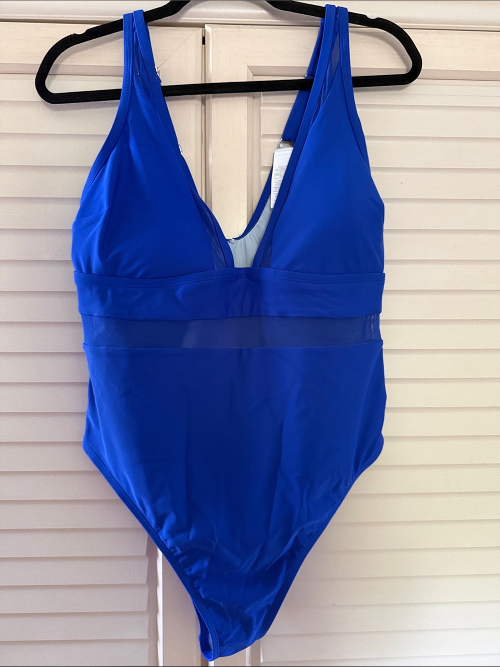 One Piece Royal Blue Swimsuit Size 1X(18) New